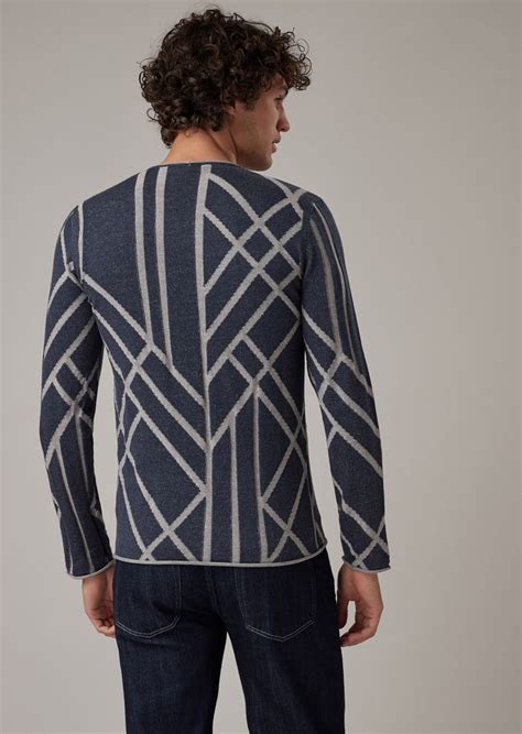 mens armani knitwear